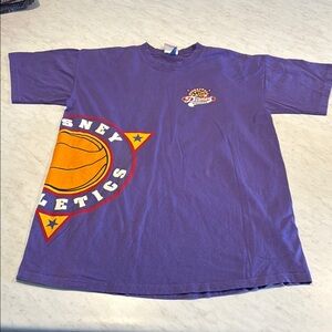 Vintage Mickey INC. Disney Athletics Purple T-Shirt